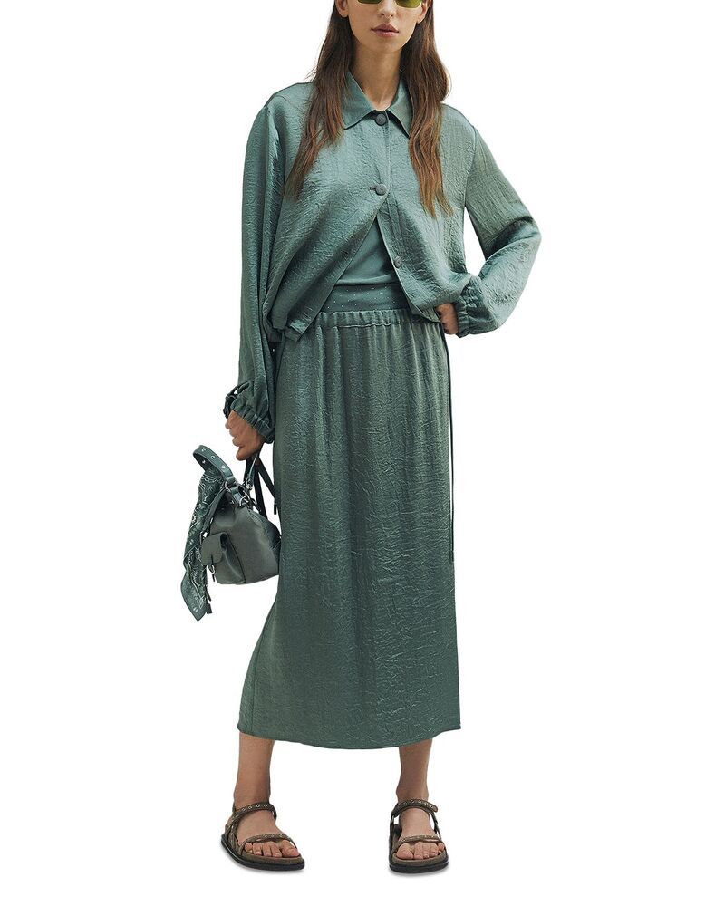 マレーラ レディース ボトムスカート Marella Mlmtempra Skirt Green グリーン