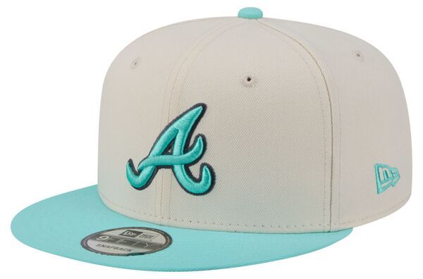 ニューエラ レディース アクセサリー 帽子 New Eradult Atlanta Braves Cream Two Tone Color Pack 9Fifty Adjustable Hat NoC 12,074円