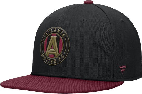 ファナティクス レディース アクセサリー 帽子 ロゴ Fanatics MLS Adult Atlanta United Black Logo Snapback Adjustable Hat NoCo