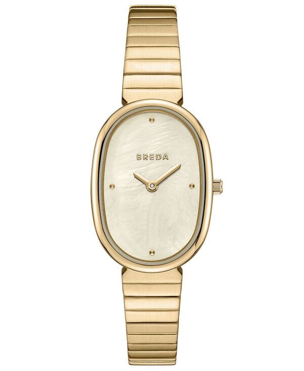 ブレダ レディース アクセサリー 腕時計 Tシャツ BREDA Womens Jane Gold Stainlessteel Bracelet Watch 23mm GoldChampagne ゴール