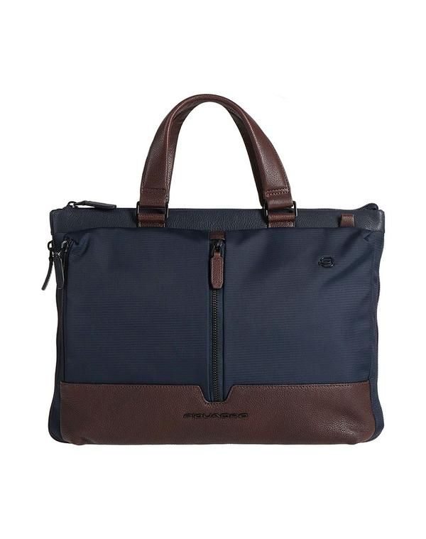 ピクアドロ メンズ バッグ ブリーフケース PIQUADRO Navy ネイビー