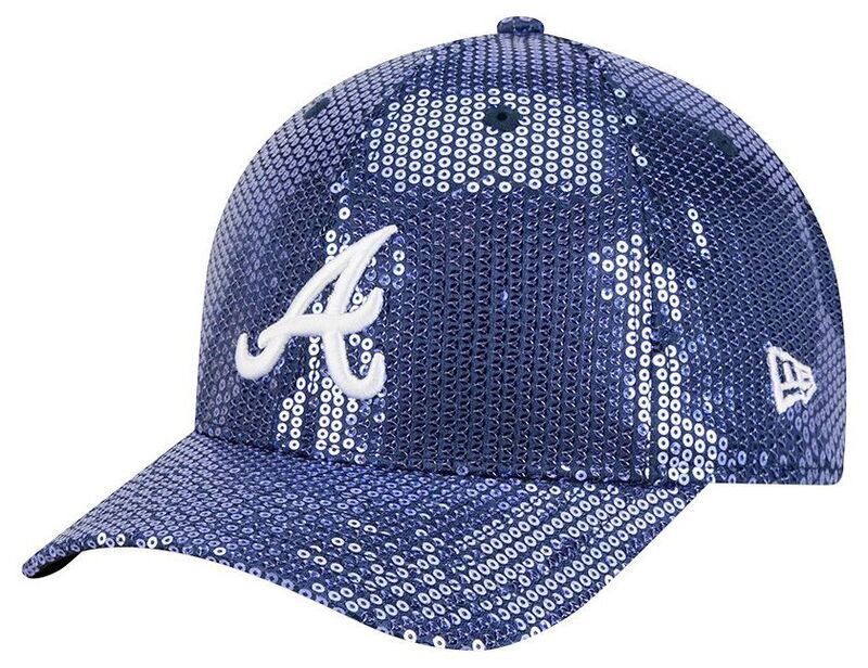 ニューエラ レディース アクセサリー 帽子 スパンコール New Era Womens Atlanta Braves Navy Sequin 9Forty Adjustable Hat NoColor 10,904円