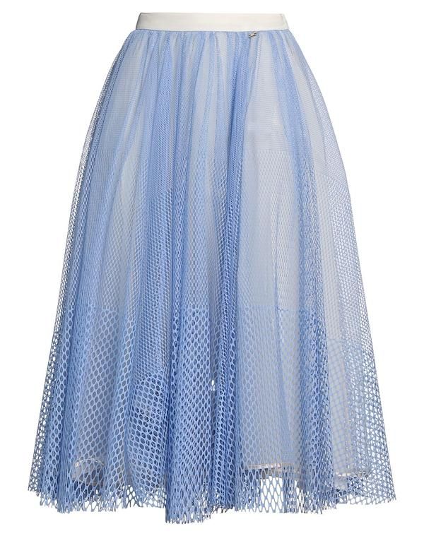 エリザベッタフランキ レディース ボトムスカート ELISABETTA FRANCHI Sky Blue ブルー