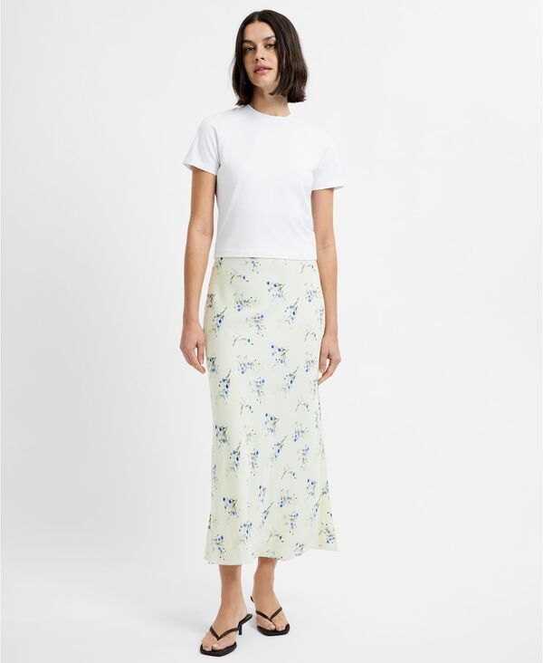 フレンチコネクション レディース ボトムスカート フラワー柄 ミディ フラワー French Connection Womens Elyria Oona Yellow Floral Shift Mid