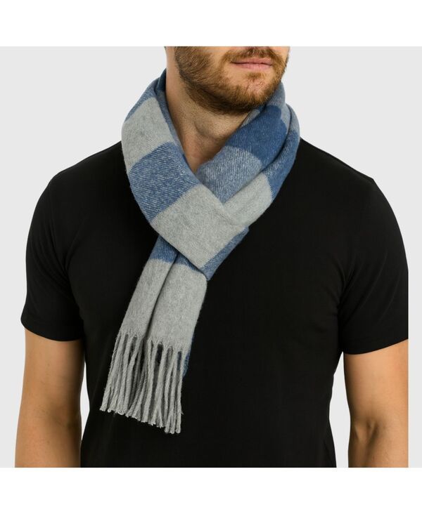 アルパインスイス メンズ アクセサリー マフラー・ストール・スカーフ ニット Alpine Swiss Menscarf Soft Knit Winter Scarves Plaid Striped 7,546円