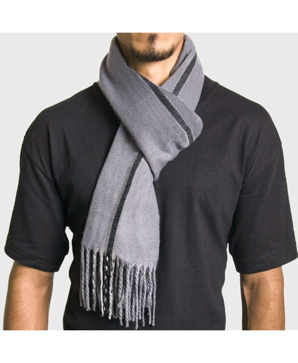 アルパインスイス メンズ アクセサリー マフラー・ストール・スカーフ ニット Alpine Swiss Menscarf Soft Knit Winter Scarves Plaid Striped