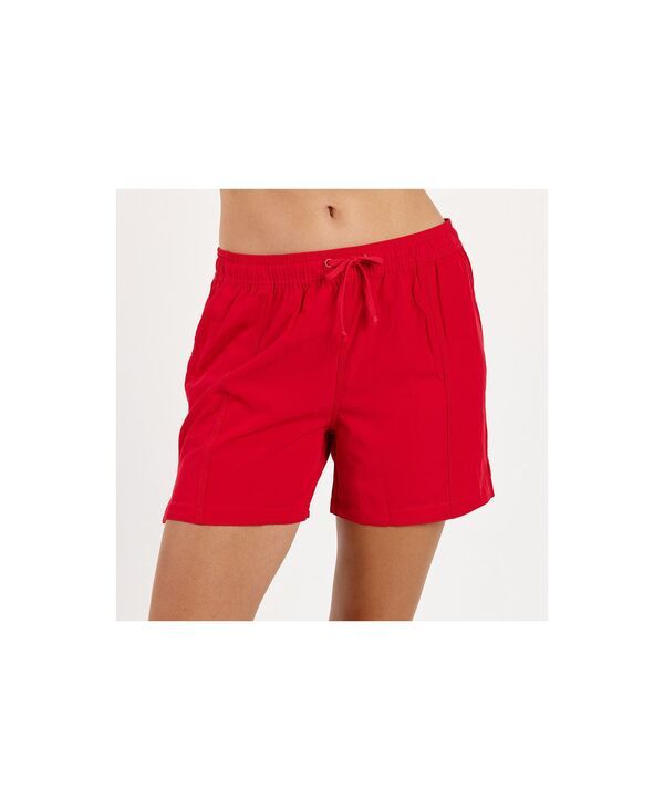 カリプサ レディース 水着 ボトムスのみ ショートパンツ Calypsa Womens Chlorine Resistant 4 Board Shorts Red レッド