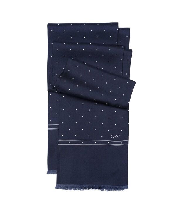 エリザベッタ メンズ アクセサリー マフラー・ストール・スカーフ シルク Elizabetta Mensavona Slim Silk Scarfor Men Midnight blue ブルー 29,120円
