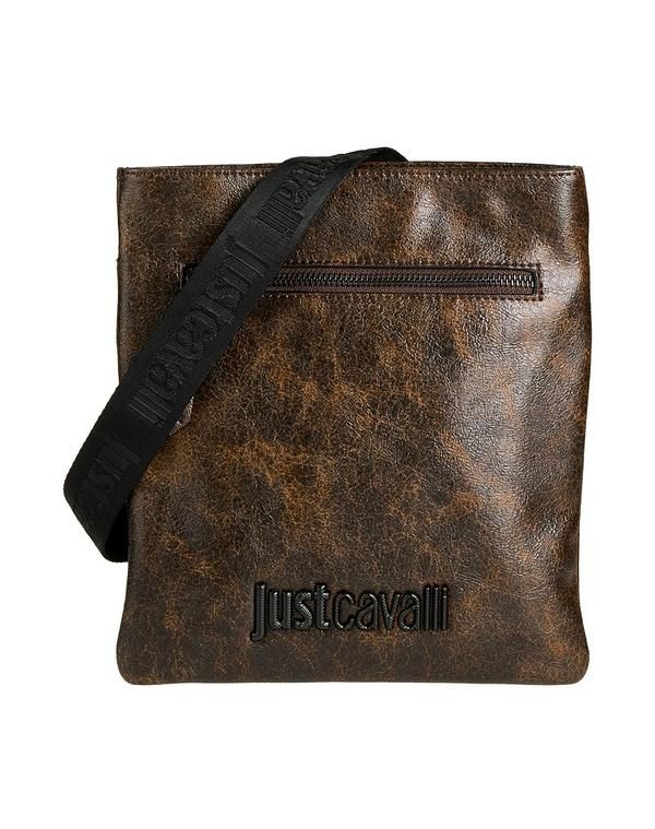 ジャストカバリ メンズ バッグ JUST CAVALLI Dark Brown ブラウン