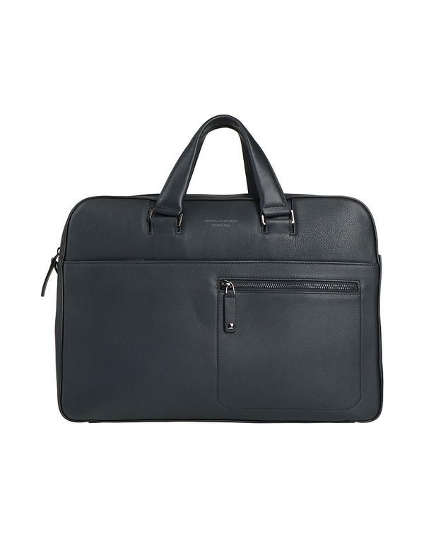 ピクアドロ メンズ バッグ ブリーフケース PIQUADRO Midnight Blue ブルー