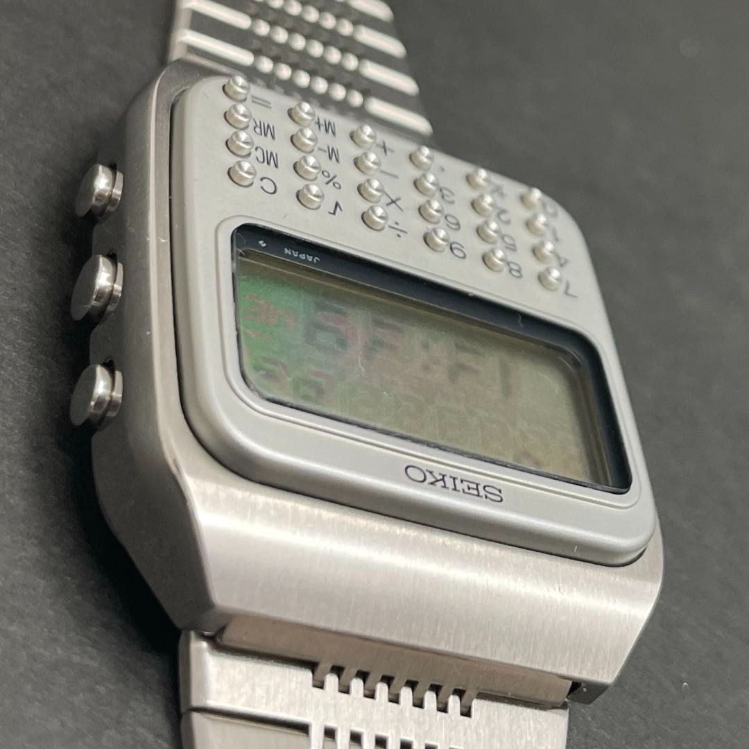SEIKO 初代カリキュレーター C153-5011 箱＆ペン付き 電卓機能 計算機