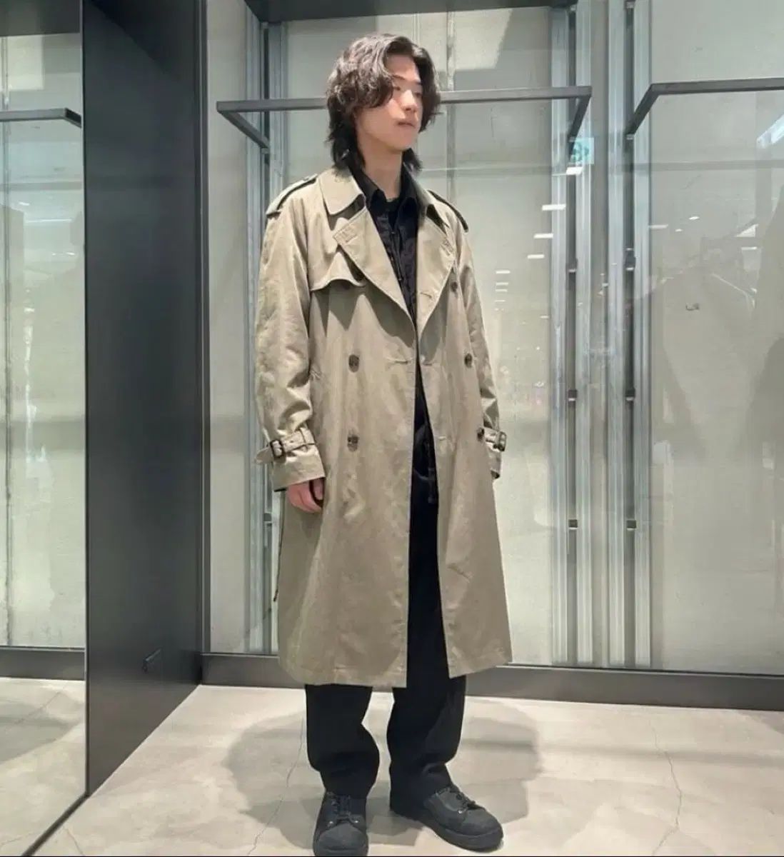 BOTTEGA MARTINESE チェスターコート メンズ 【古着】【中古】【送料