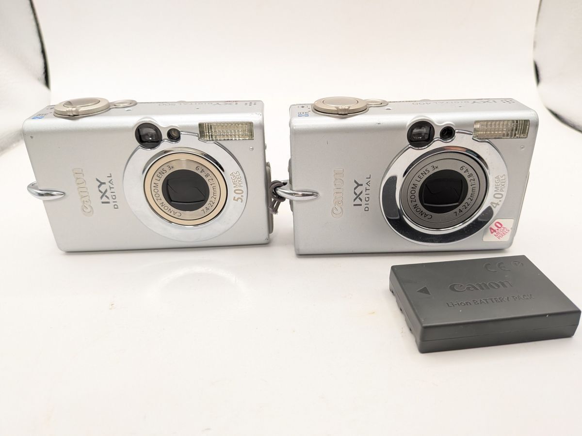 ☆2台まとめ / ジャンク・通電可☆ キヤノン Canon IXY DIGITAL 400