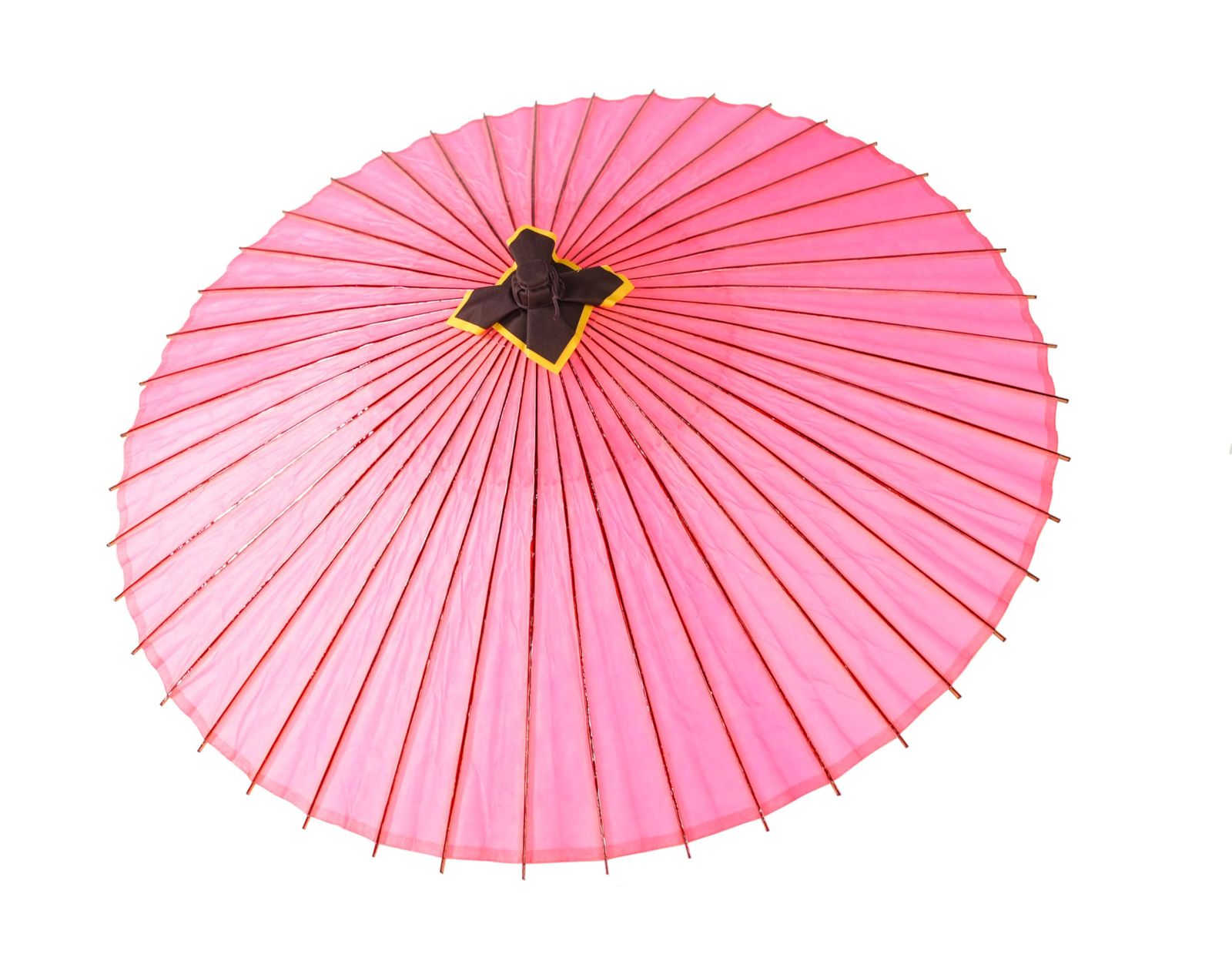 山本竹細工屋 （YAMAMOTOTAKIZAYIKUYA)和傘 番傘 実用蛇の目傘 雨傘 防水加工 二段式2段階 (ピンク) 8,690円
