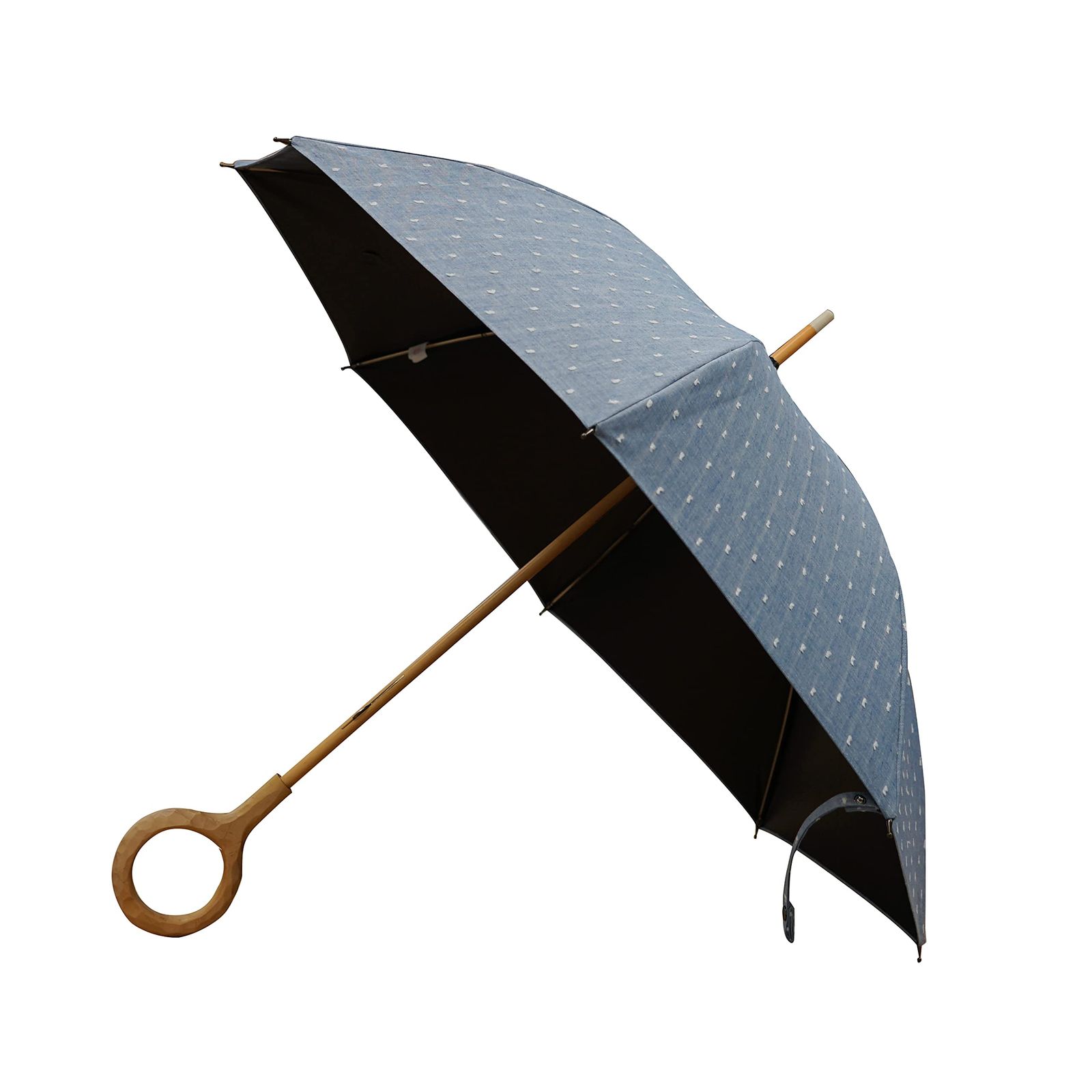 日本製 晴雨兼用 長傘 1級遮光 遮光率99.99％以上 小宮商店 フリンジドットシェード… (ブルー) 20,450円