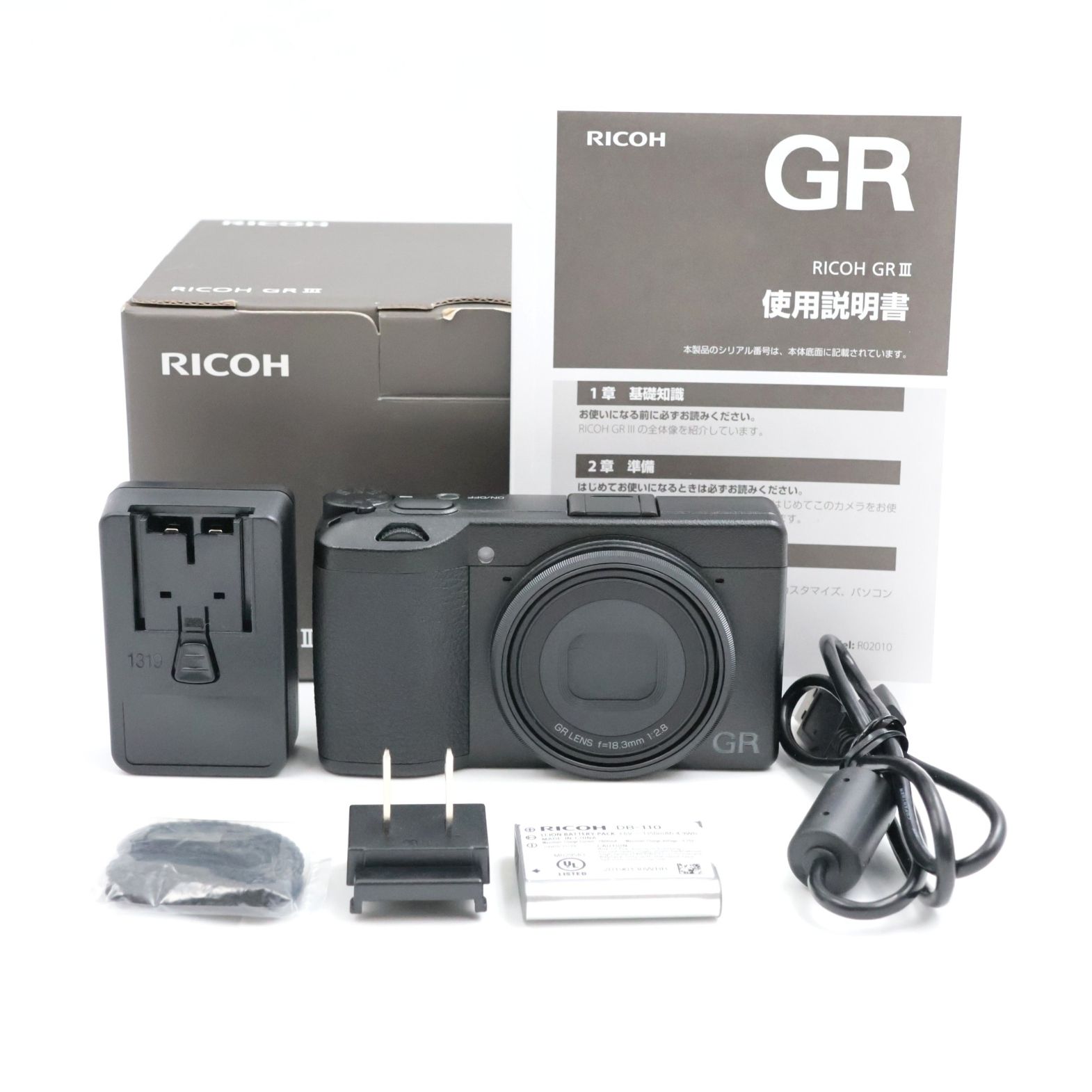 きゃらめるRICOH GR III コンパクトデジタルカメラ、付属品あり □シャッター数2841枚！新品同様□ RICOH GR III コンパクトデジタル