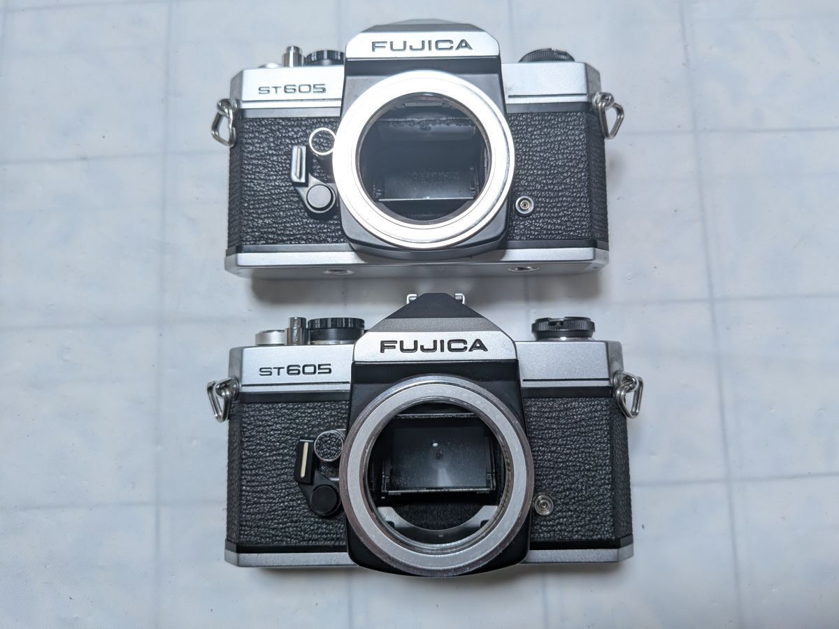☆2台まとめ / ジャンク☆ フジカ FUJICA ST605 一眼レフ フィルム