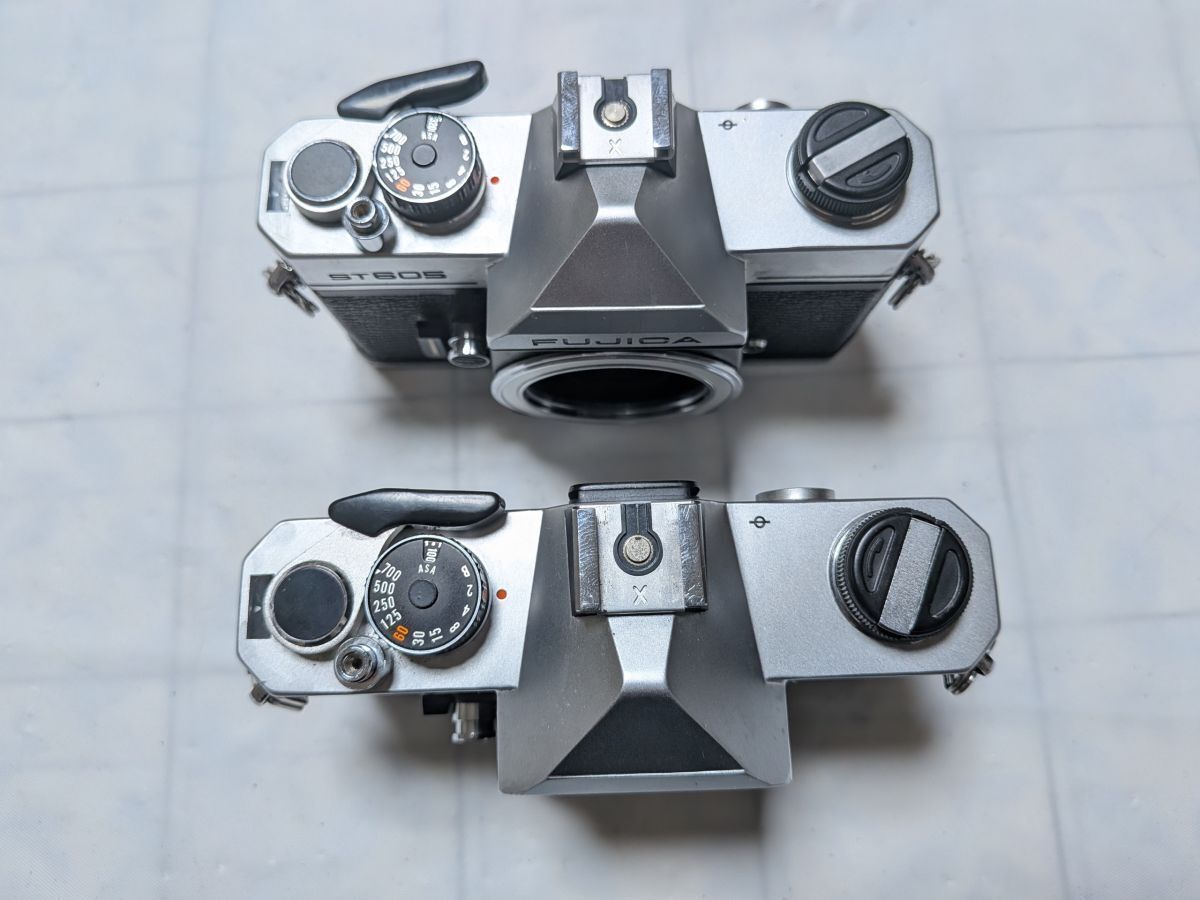 ☆2台まとめ / ジャンク☆ フジカ FUJICA ST605 一眼レフ フィルム