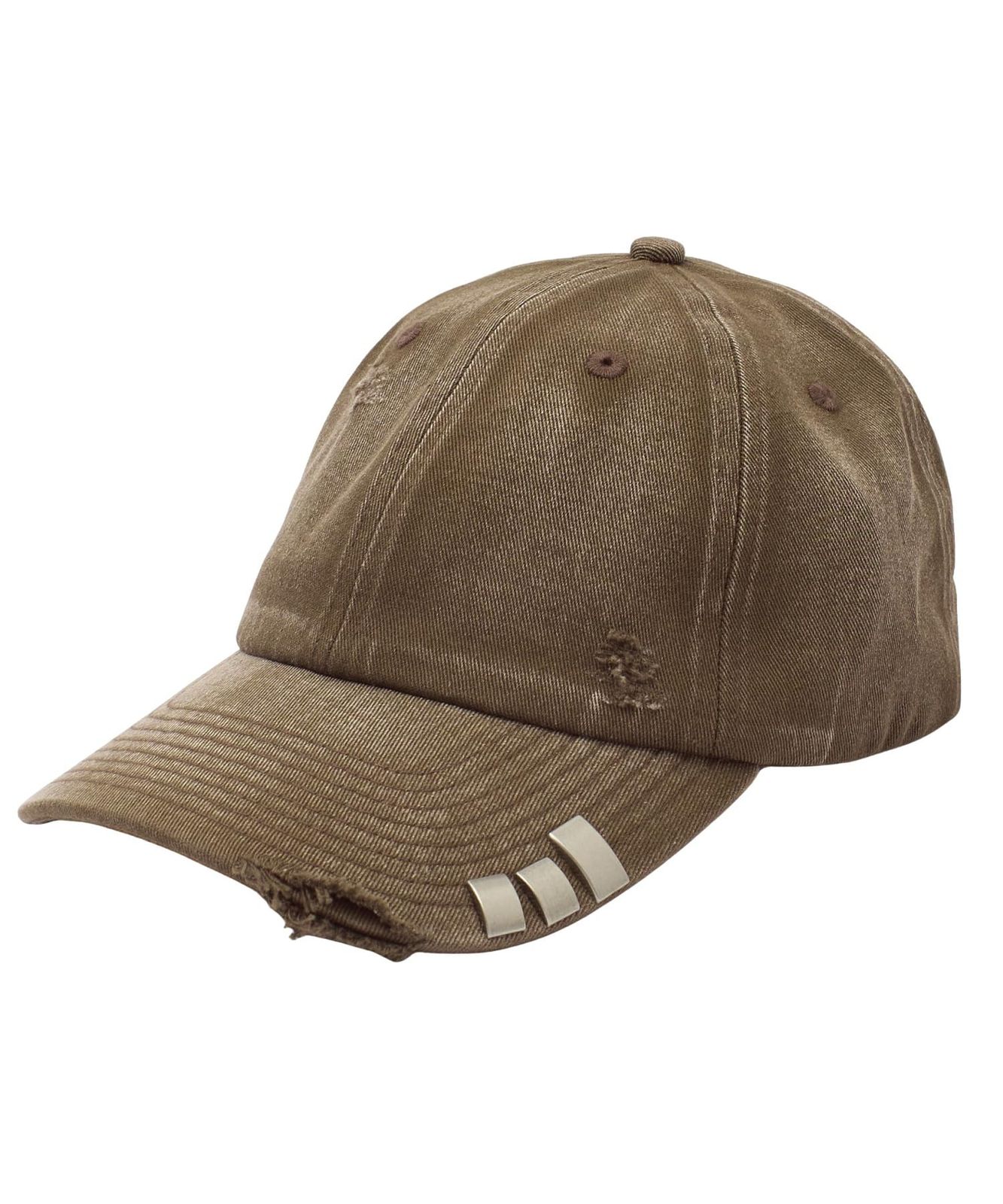 [エックスガール] ディストレスドメタルパーツ6パネルキャップ DISTRESSED METAL PARTS 6PANEL CAP 105262051006 BROWN ONE SIZE