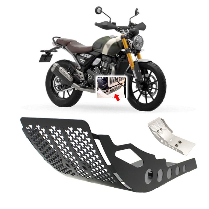 TRIUMPH Scrambler400X 2024-2025対応 スキッドプレート フレームガード エンジン保護カバー