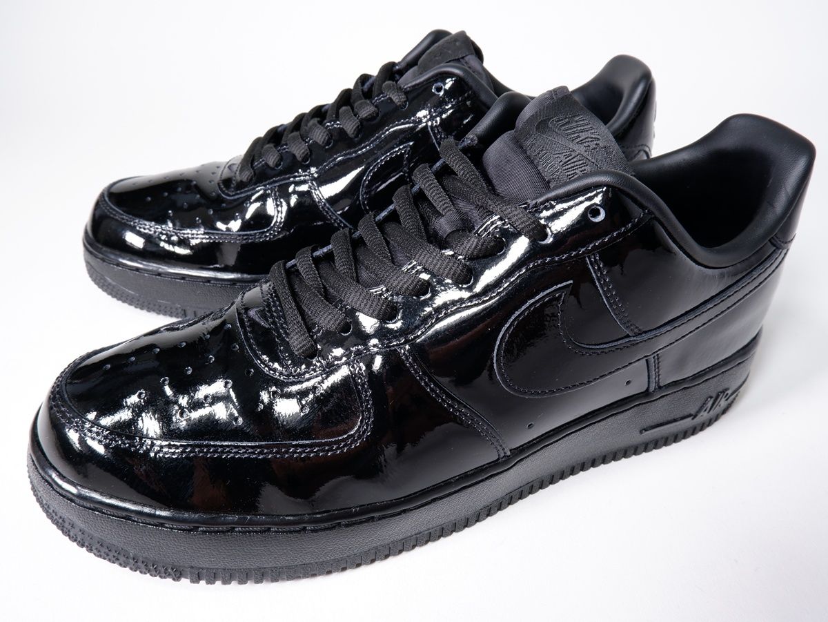 NIKEナイキ AIR FORCE 1 LOW '07 PREMIUM Black Patentエア フォース 1 '07 エナメルレザーIV2857-010【US9(27cm)】【MFWA82847】
