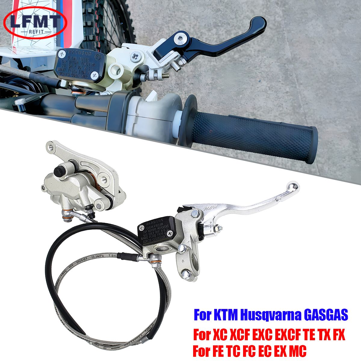 LFMT KTM EXC SX XC対応 フロント油圧ブレーキマスターシリンダー 7/8インチ 22mm