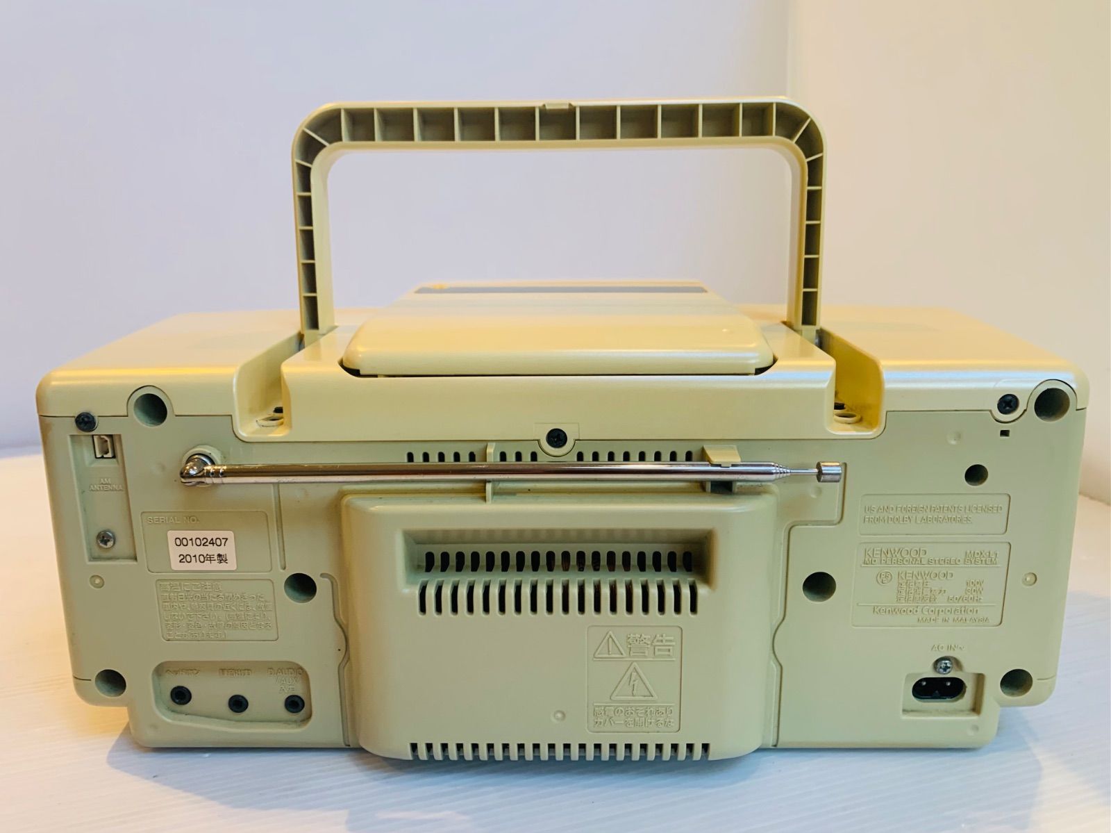 動作確認済み】KENWOOD MDパーソナルステレオシステム MDX-L1 - メルカリ