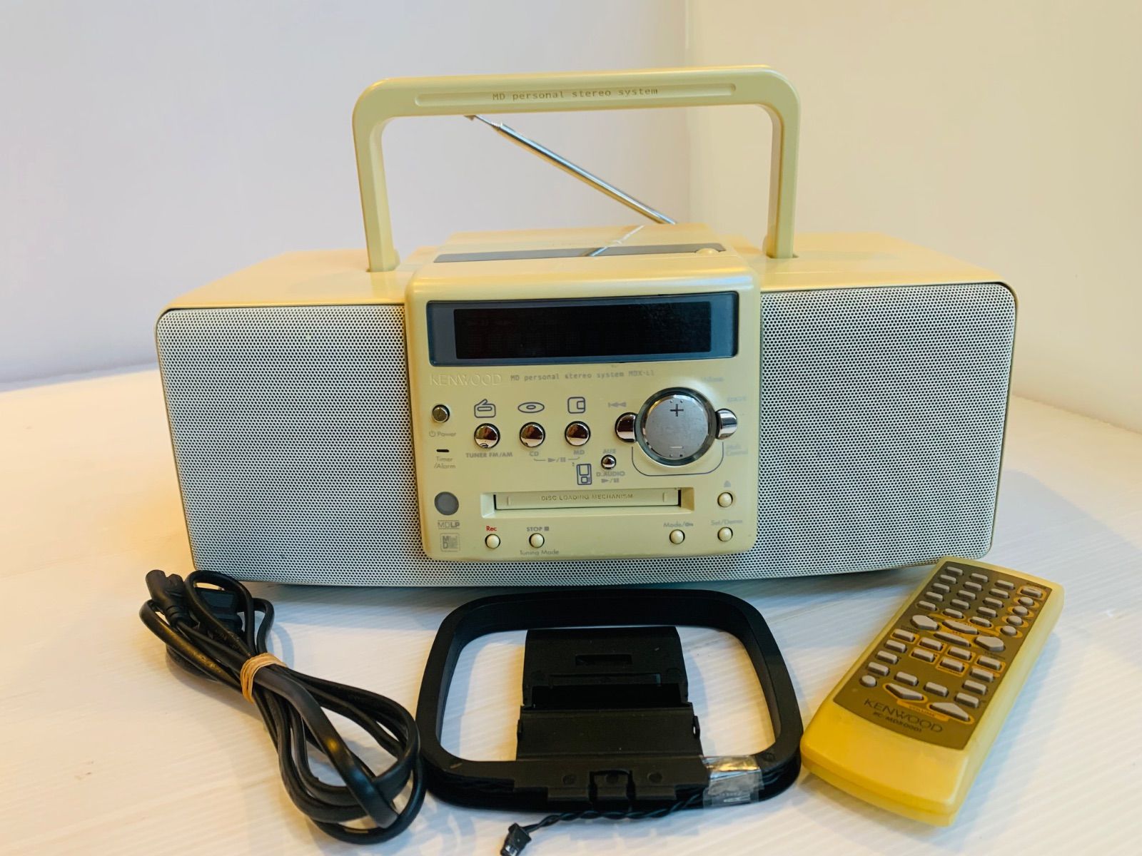 動作確認済み】KENWOOD MDパーソナルステレオシステム MDX-L1 - メルカリ