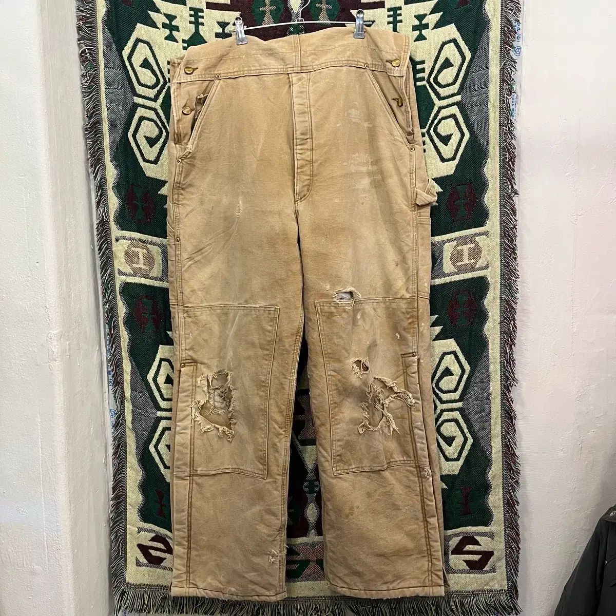 Carhartt カーハート ワークウェア ダブルニー オーバーオール 38X32