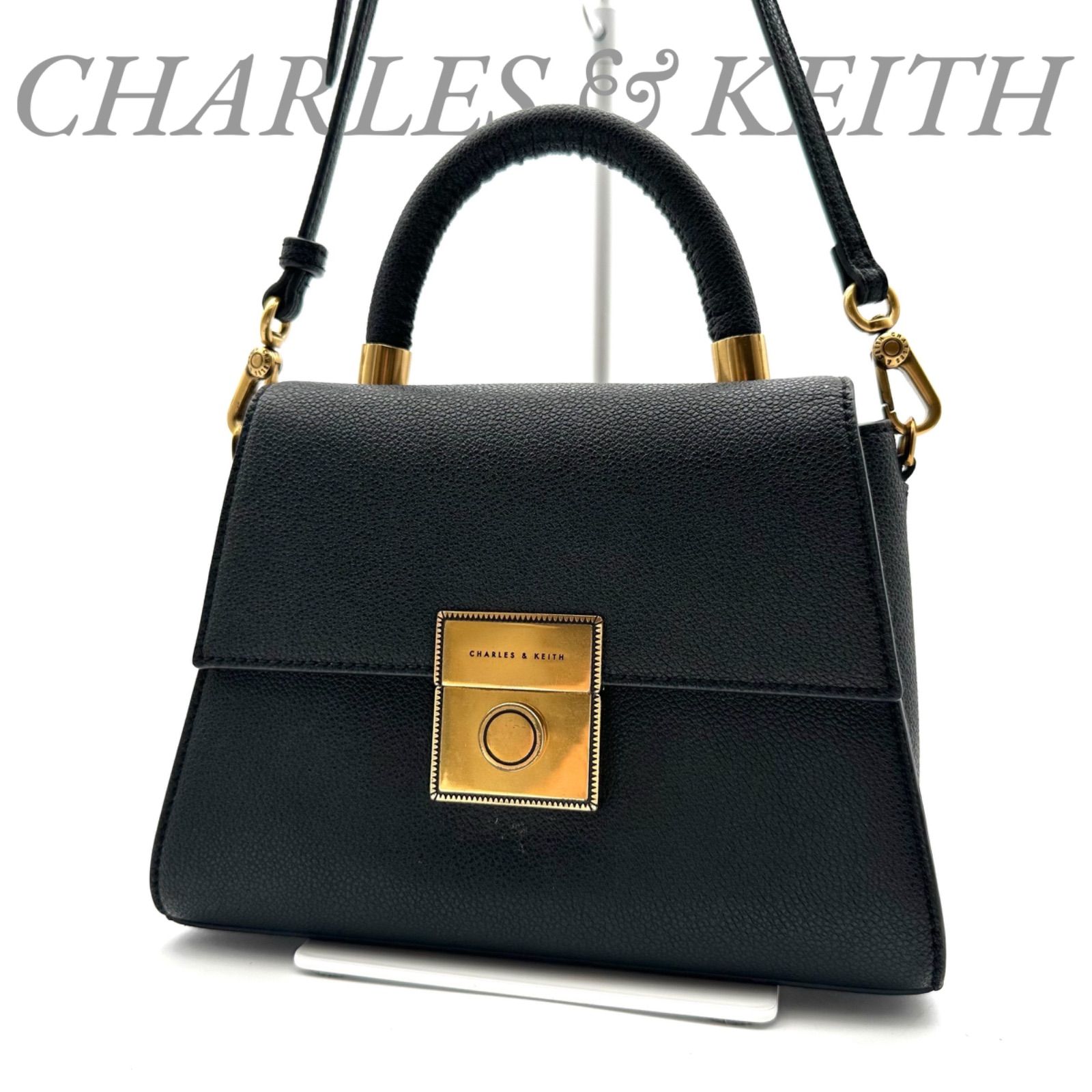 B5890】 CHARLES&KEITH チャールズアンドキース 2way ハンドバッグ 