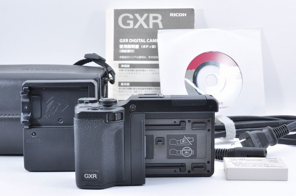 2ヶ月保証付き】RICOH GXR ボディ ブラック デジタルカメラ 動作確認