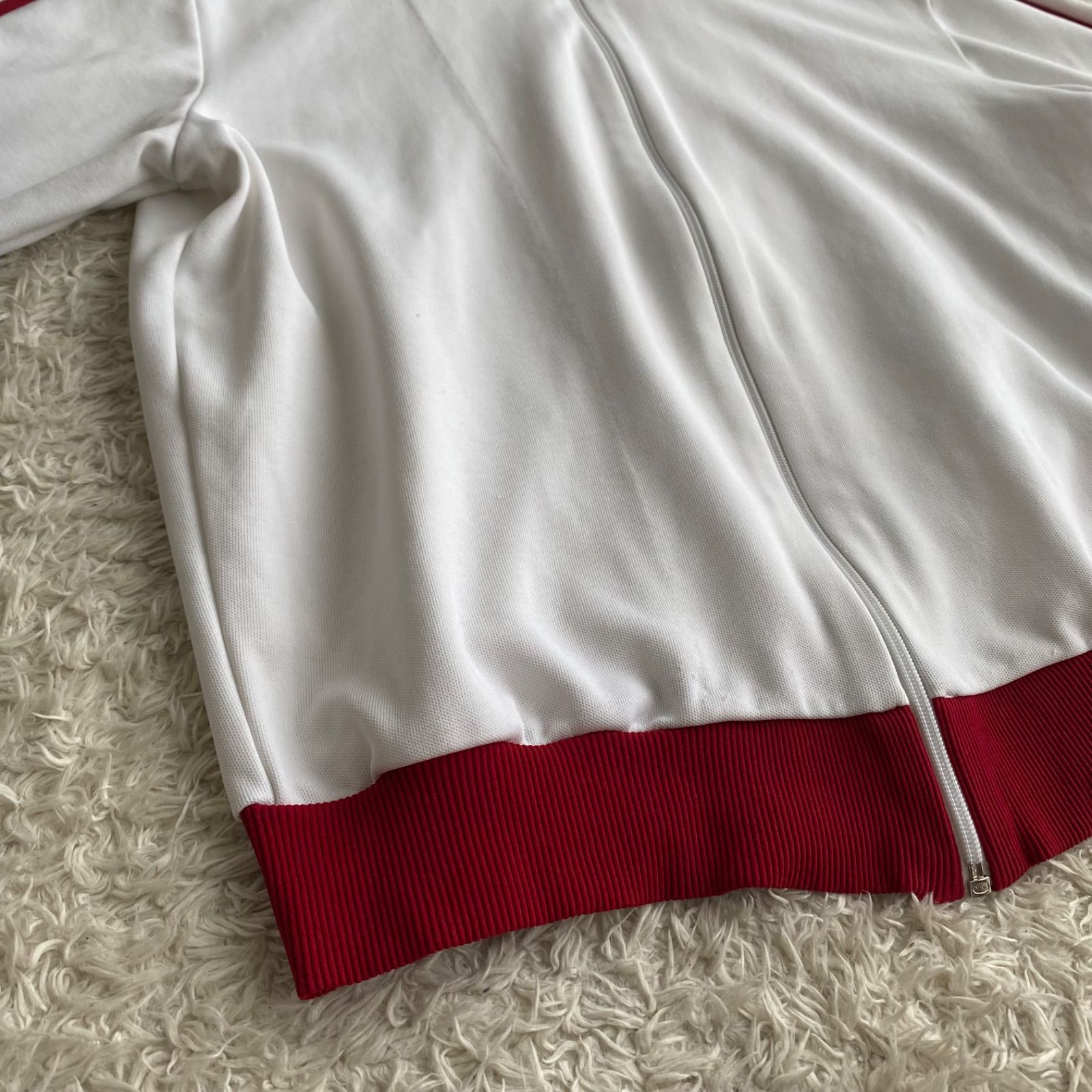 70s 80s adidas アディダス トラックジャケット レッド×ホワイト