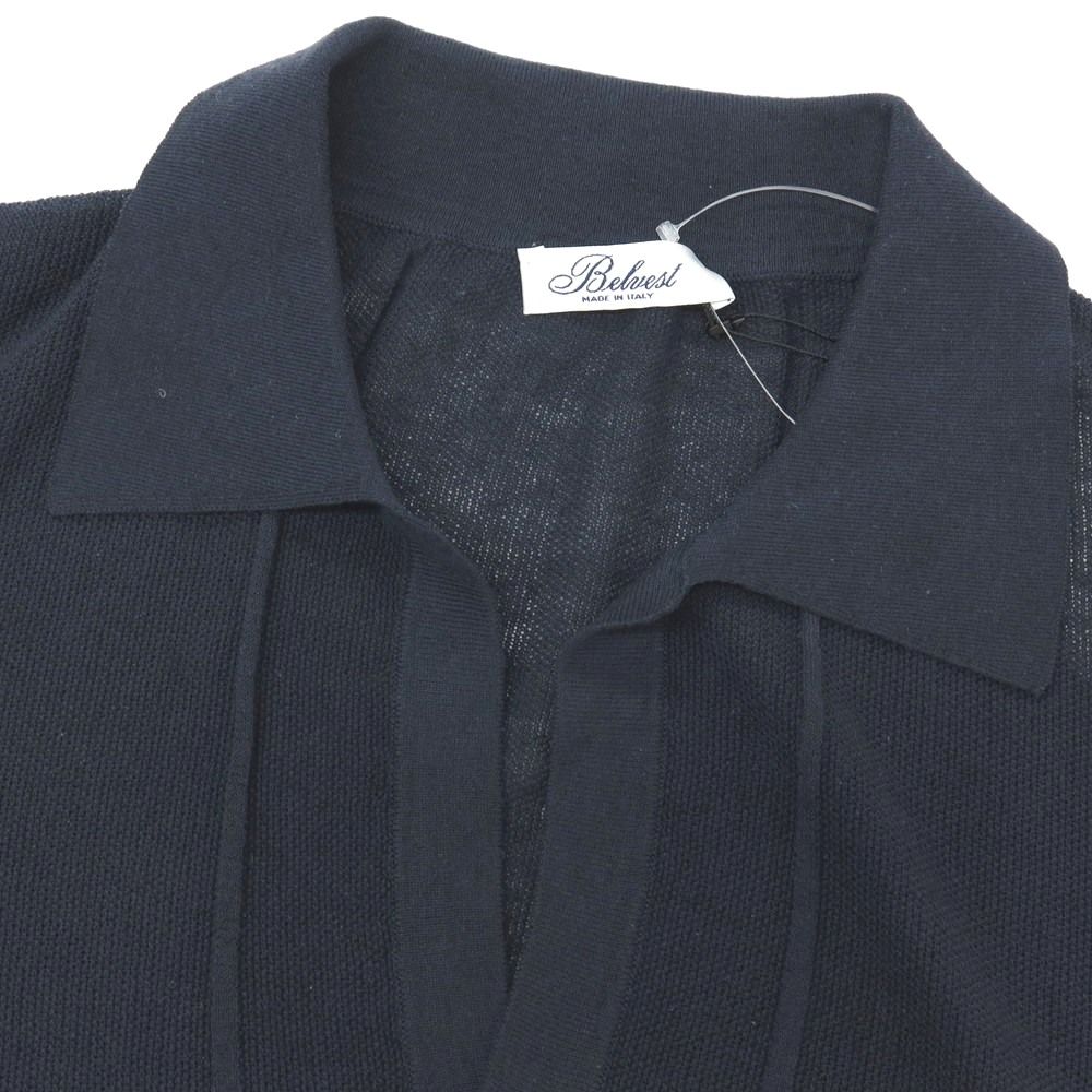 新品アウトレット】ベルベスト Belvest コットンリネン系 スキッパー