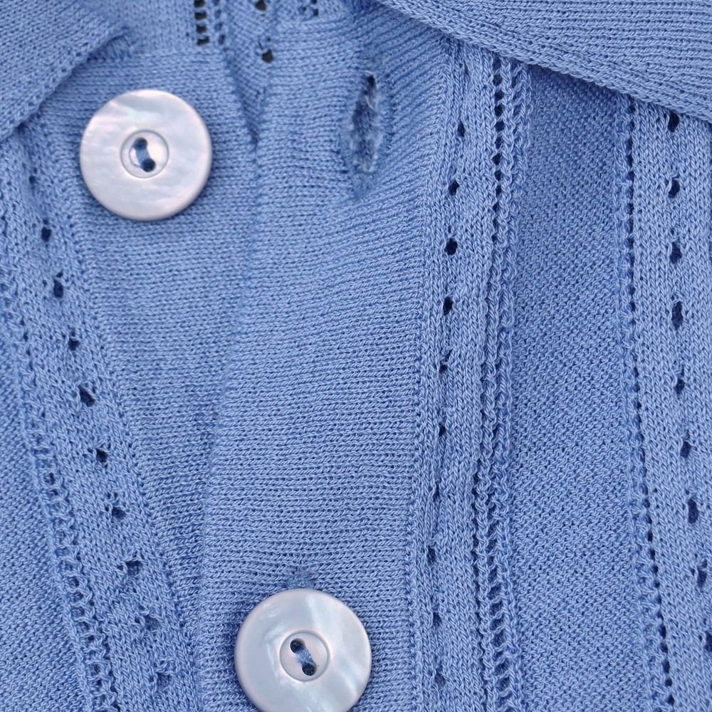 新品アウトレット】ベルベスト Belvest コットン系 半袖 ポロニット
