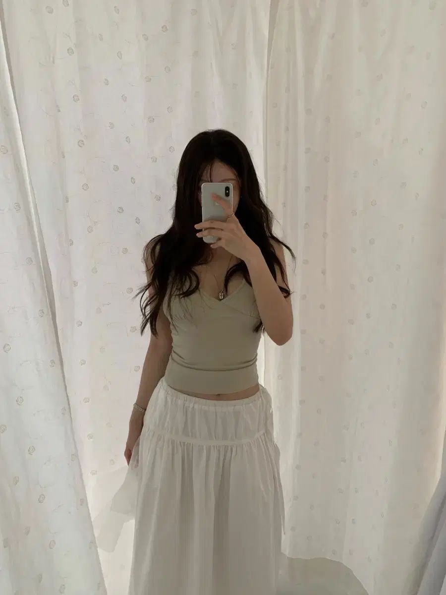 オンt ロング スカート リズ Breeze Long Skirt タグ付き