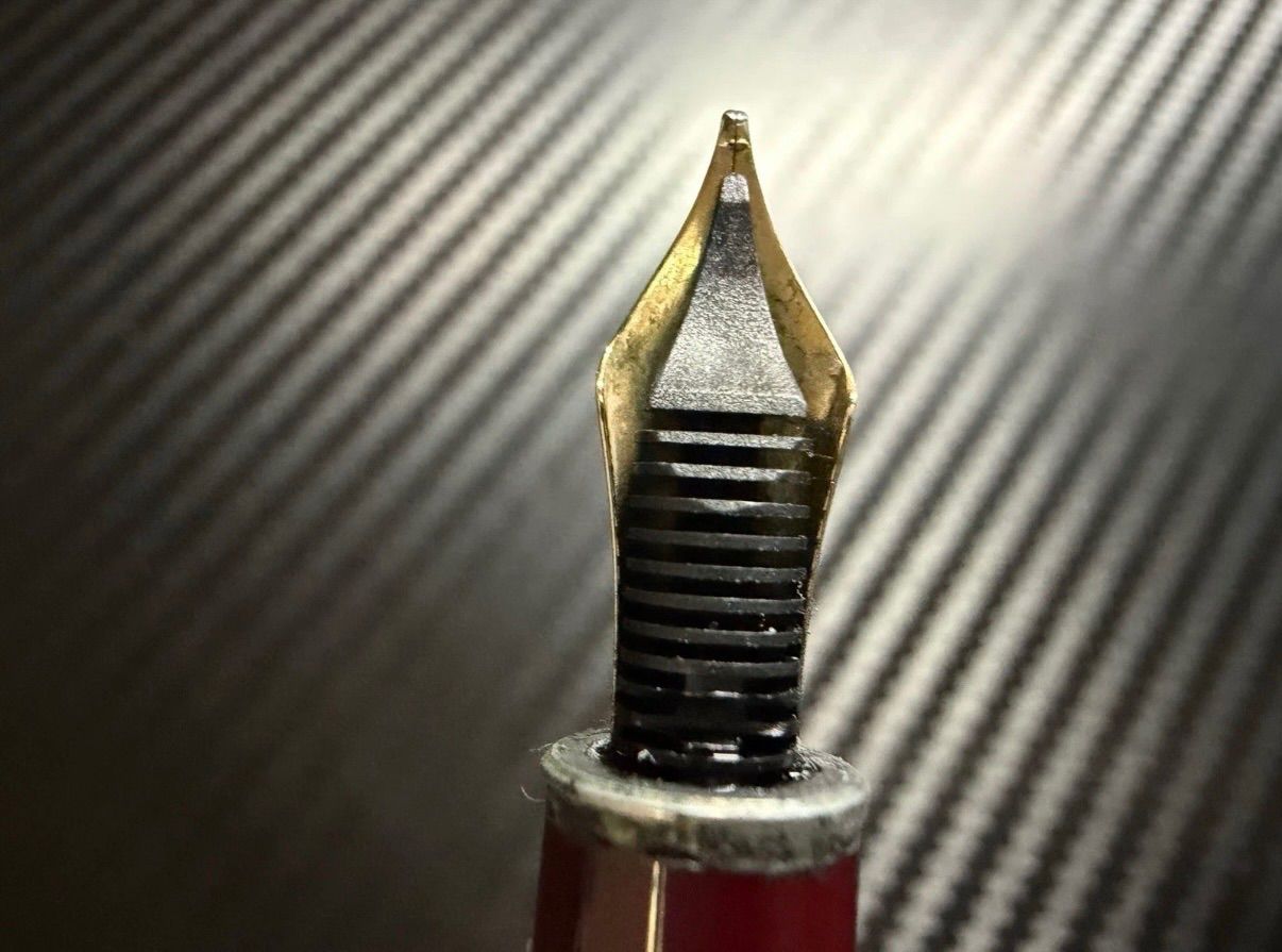 美品 モンブラン montblanc マイスターシュテュック 144 ボルドー 中白