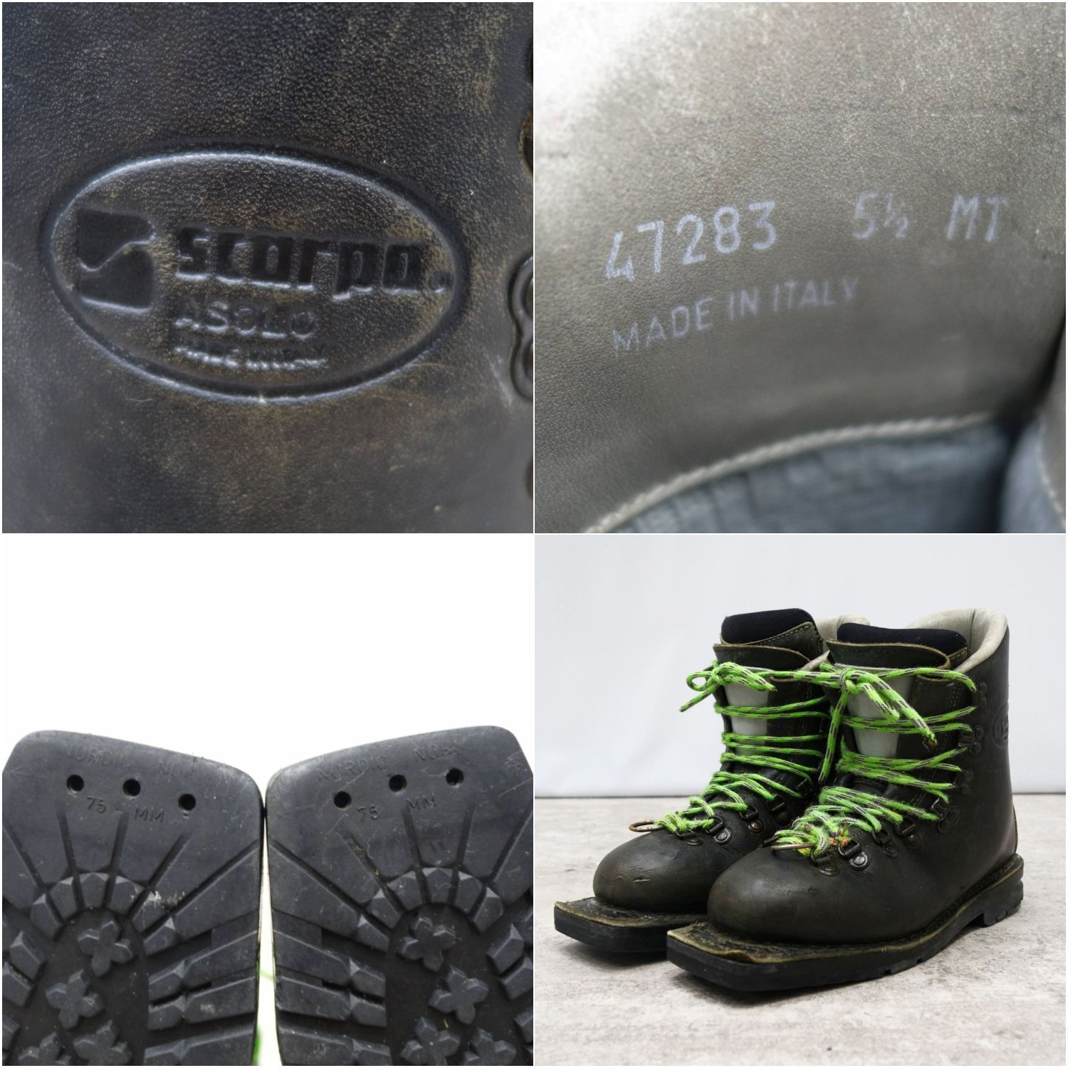 スカルパ SCARPA ブーツ テレマーク スキー アゾロ ASOLO 75mm
