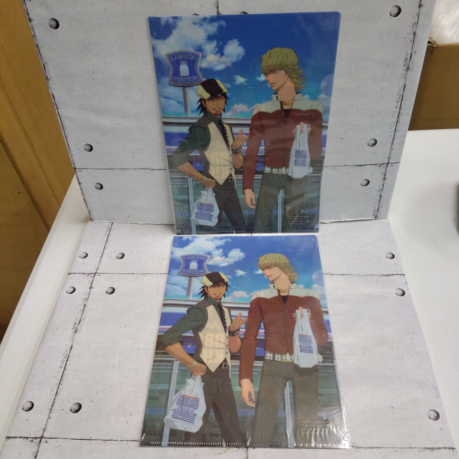TAKA134-97】△ 未開封 CALBEE ｢TIGER&BUNNY ローソン限定 A4 クリア