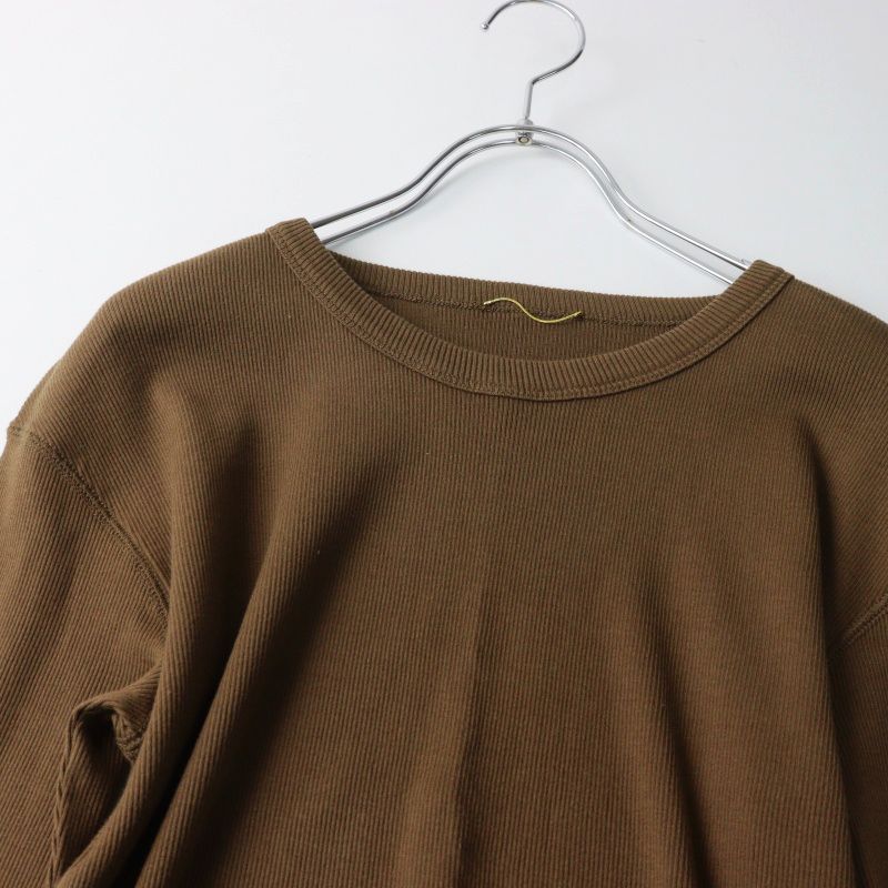 DEUXIEME CLASSE - ドゥーズィエムクラス RIB Tシャツ ブラウン ドゥーズィエムクラス Deuxieme Classe RIB Tシャツ ｜ブラウン