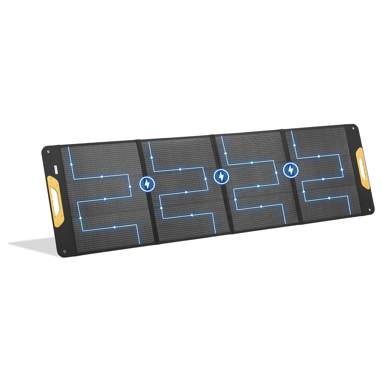 BougeRV ソーラーパネル 太陽光パネル 200W 折りたたみ 【高変換効率25%/割れにくい/IP65防水防塵】 超長 2.5m ケーブル（本体 2m＋変換ケーブル 0.5m）付属 【BougeRV冷蔵庫内蔵バッテリー直接給電対応 】携 dd54eb61
