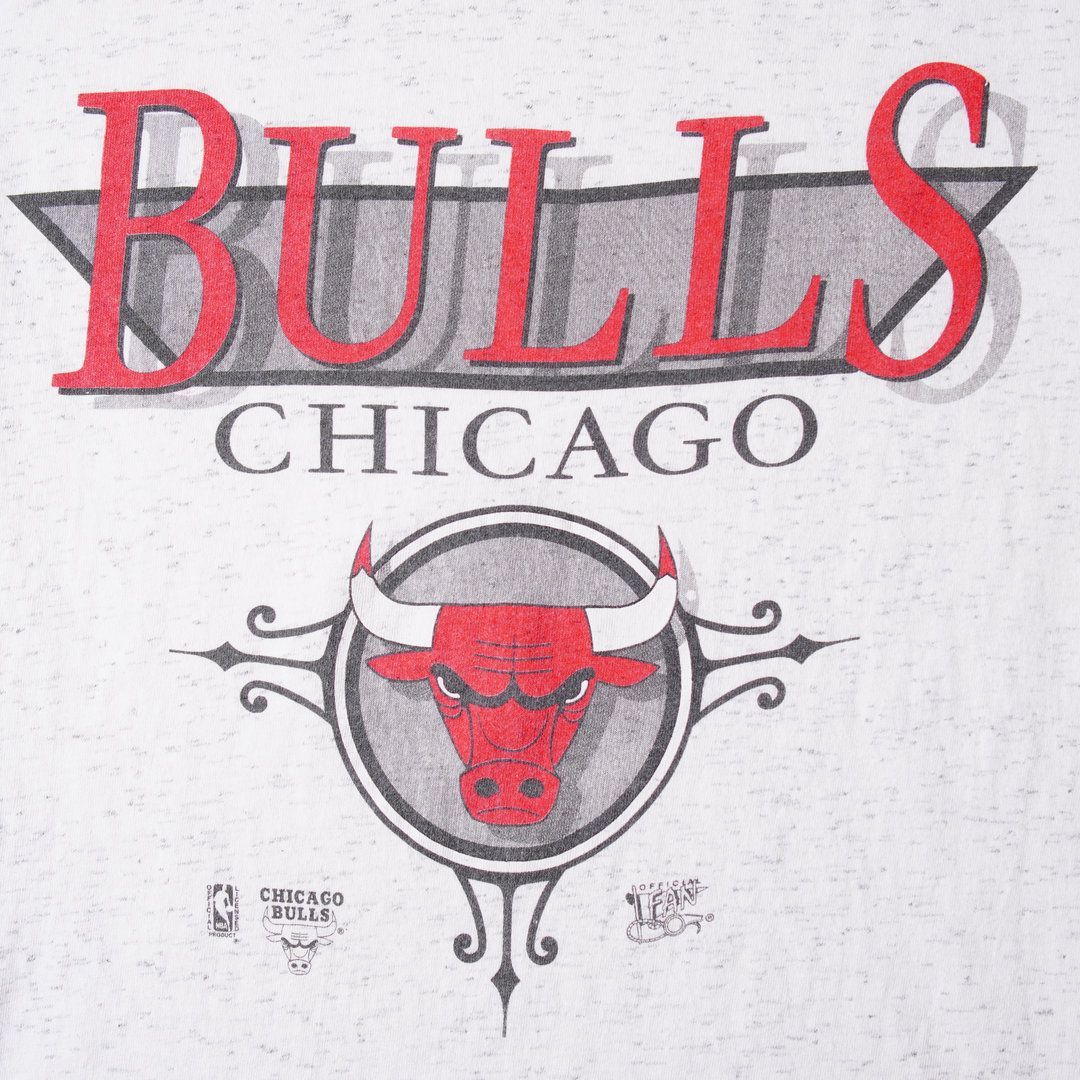 90s USA製 NBA シカゴ・ブルズ CHICAGO BULLS Tシャツ M グレー