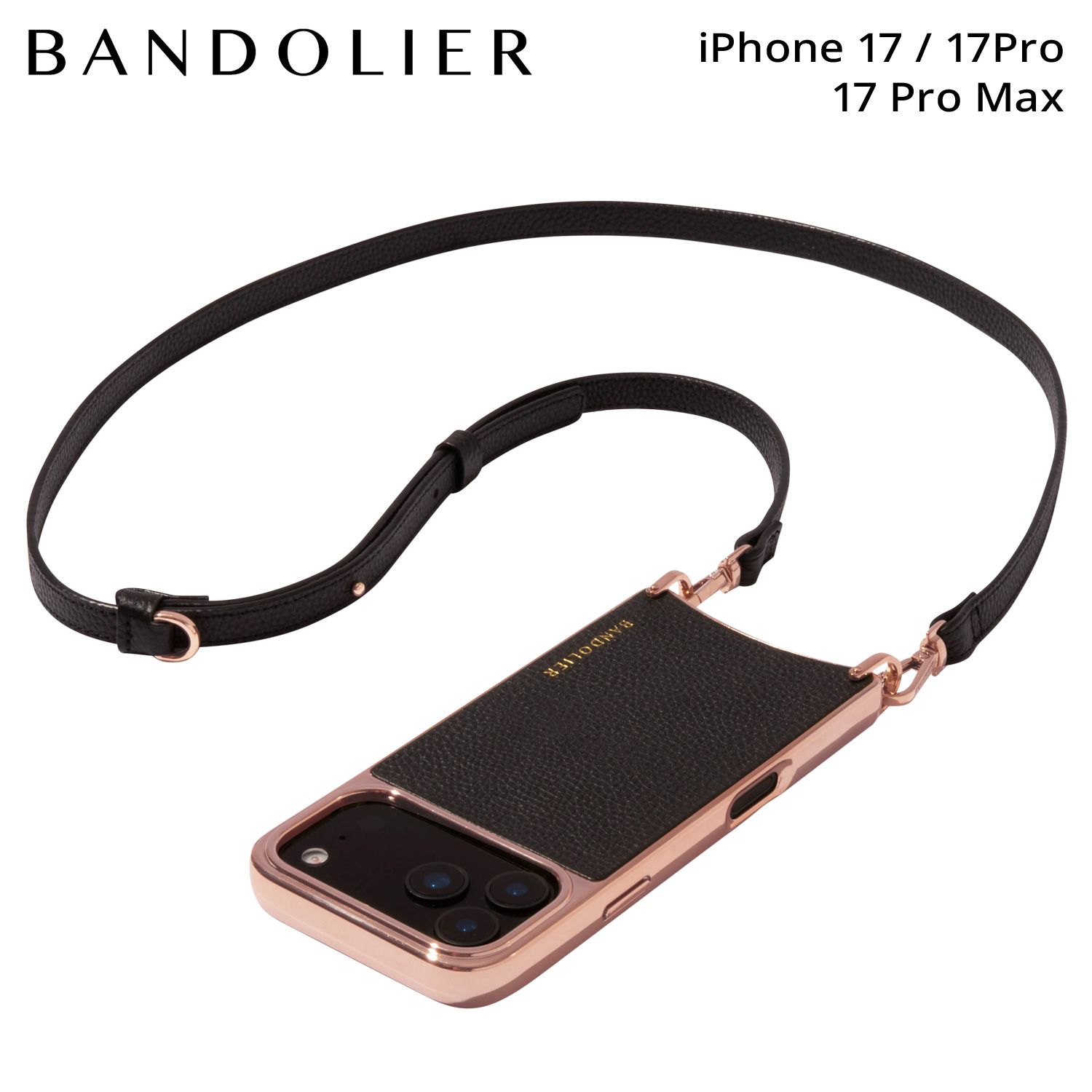 BANDOLIER バンドリヤー スマホショルダー iPhone17 17Pro 17Pro Max スマホケース アイフォン レイナ ローズ メンズ レディース 12RAY1001