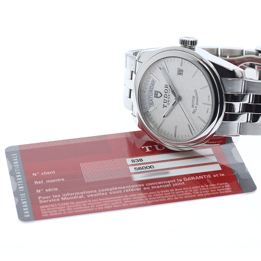 チュードル TUDOR 56000 グラマー デイトデイ 自動巻き メンズ 保証書