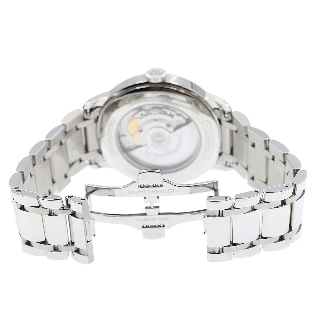 ボーム＆メルシェ Baume & Mercier M0A10215 クラシマ デイト 自動巻き メンズ 美品 保証書付き_972999 ボーム＆メルシェ Baume & Mercier M0A10215 クラシマ デイト 自動巻き
