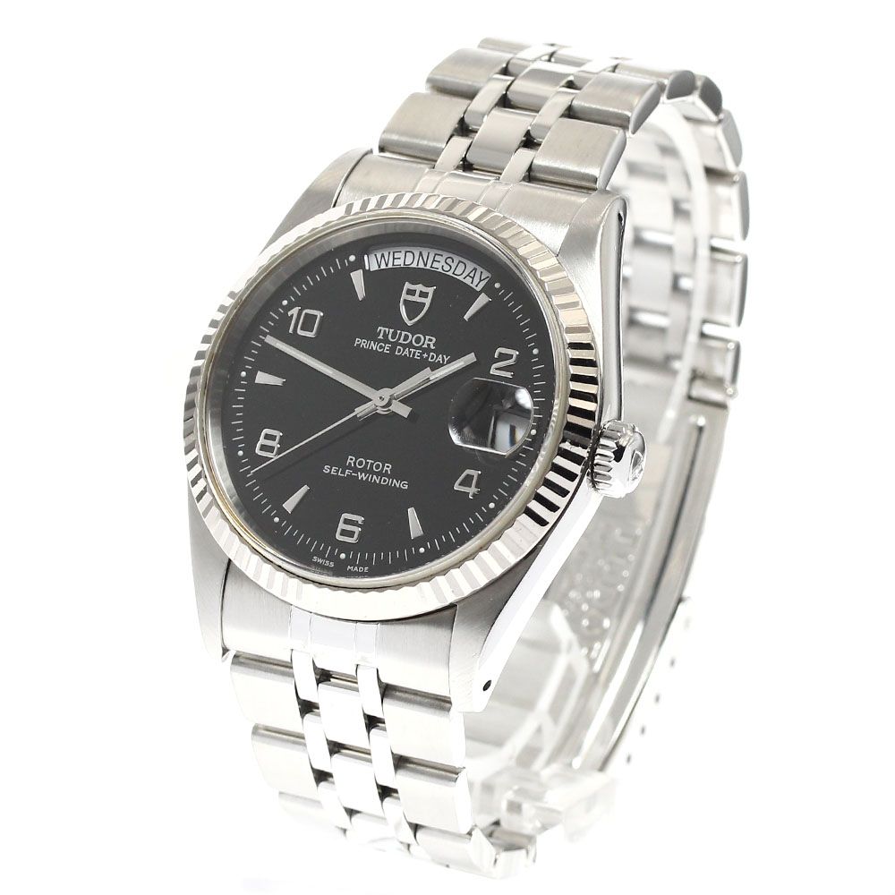 チュードル TUDOR 76214 プリンス デイトデイ WGベゼル 自動巻き