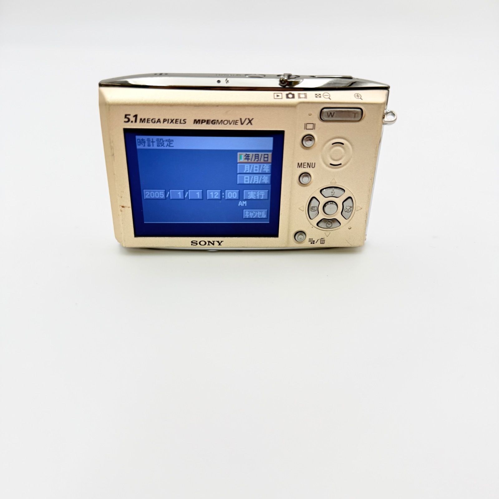 SONY Cyber-shot DSC-T5 ゴールド 元箱•取説•充電器•MEMORY Stick