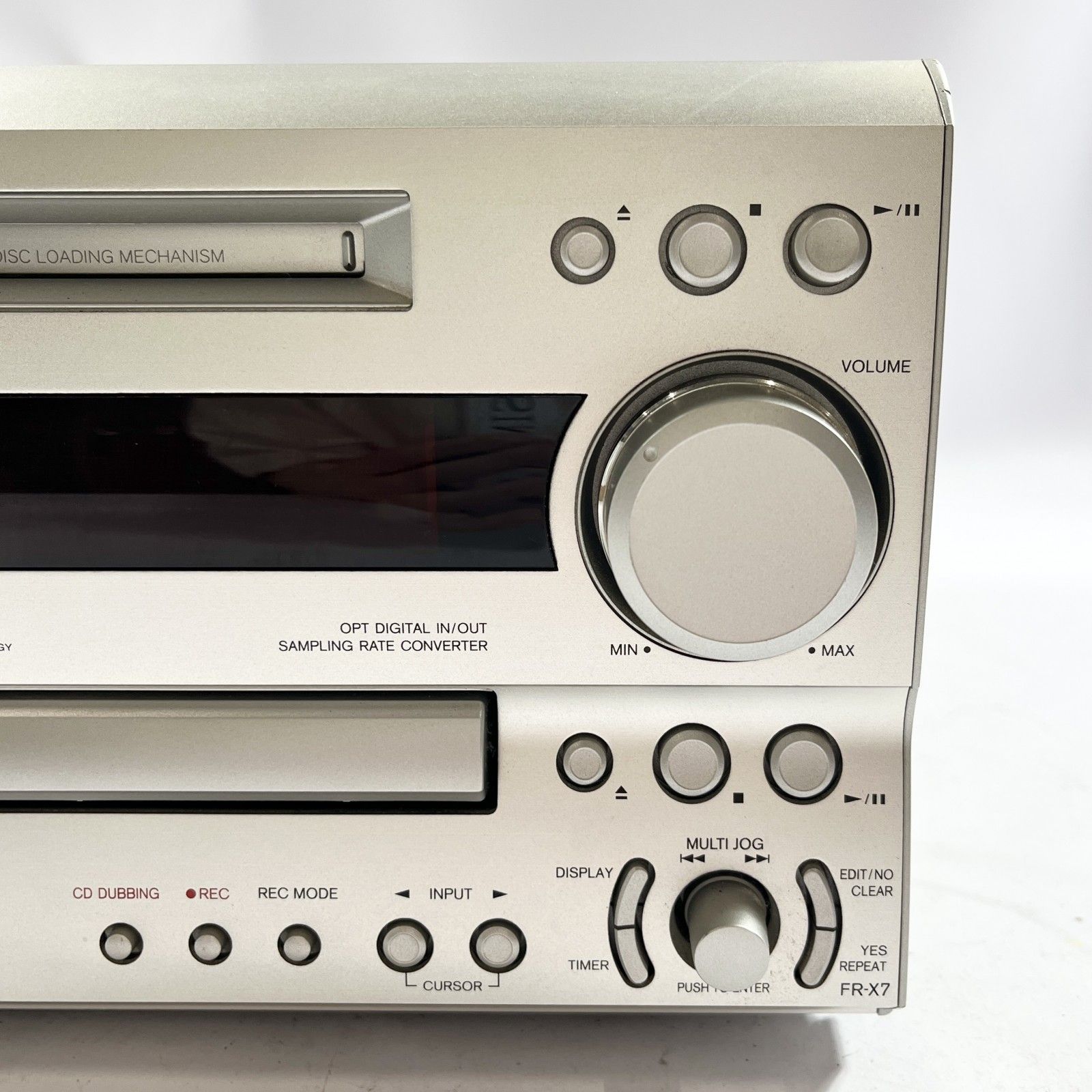 ☆ ONKYO FR-X7 CD/MDチューナーアンプ 日本製 オンキヨー MDLP対応