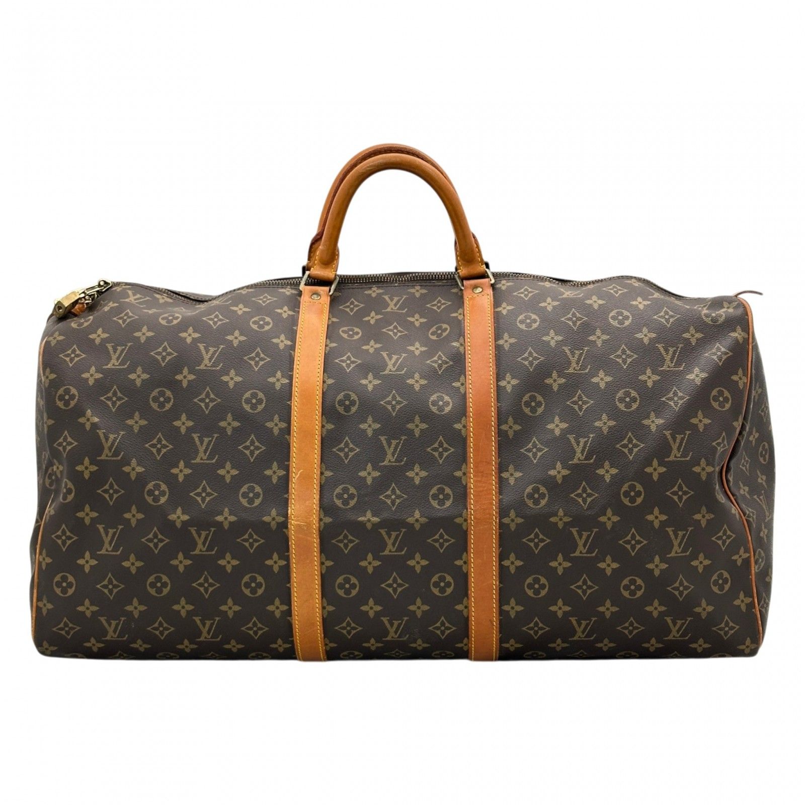 【中古】ルイヴィトン モノグラム キーポル60 ボストンバッグ 旅行鞄 トラベルバッグ Bランク lv5754gg