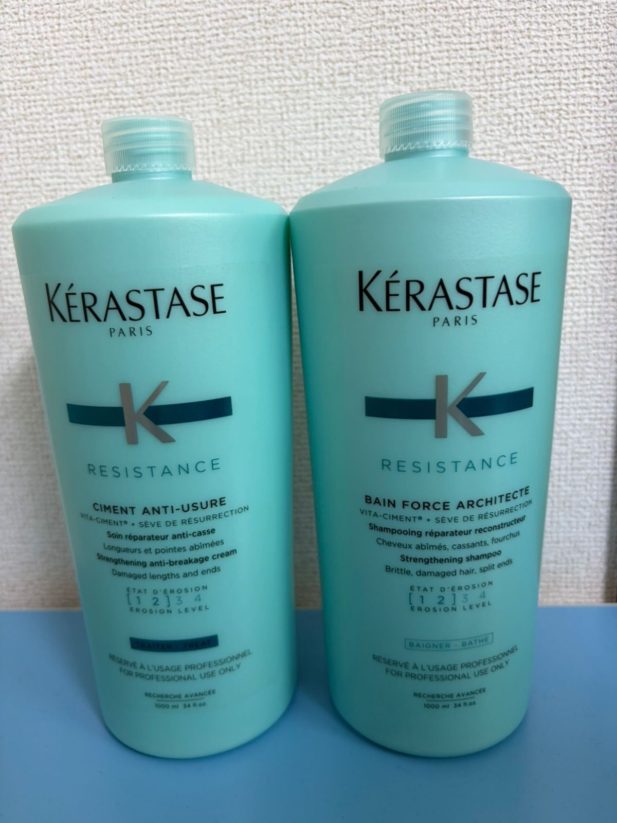 ケラスターゼ レジスタンス RE ソワン ド フォルス[1000ml] & レジスタンス RE バン ド フォルス アーキテクト [1000ml] セット
