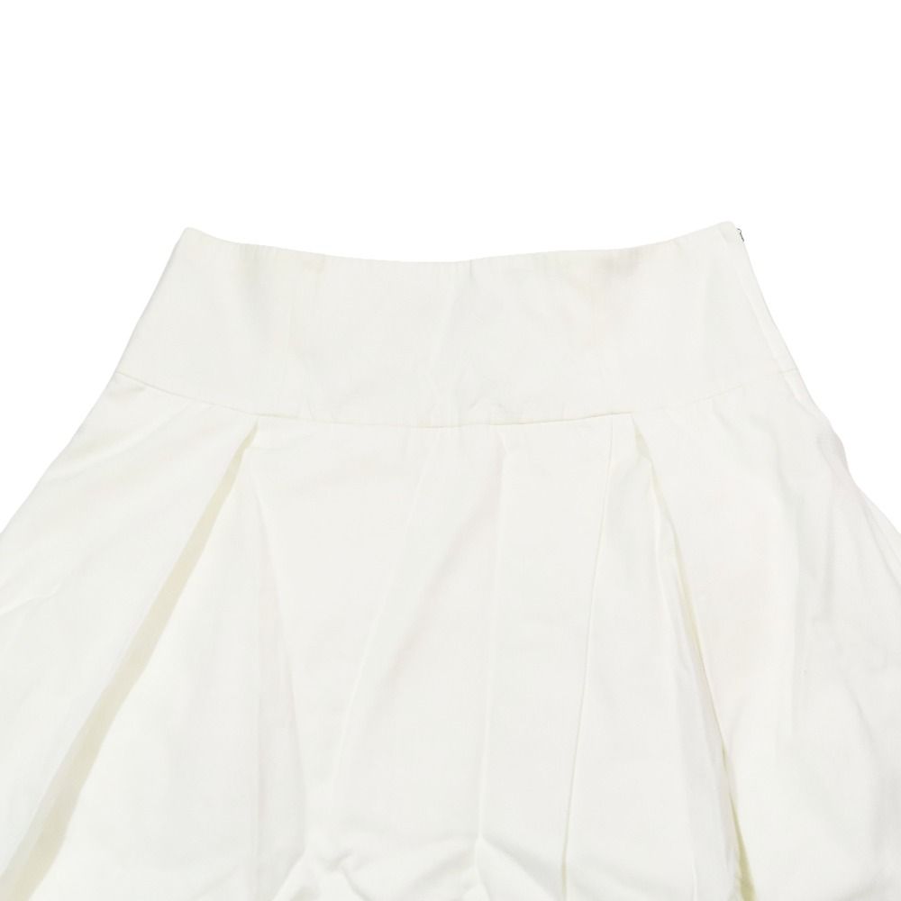 良品 FOXEY フォクシー フレアスカート ハーフ 膝丈 ボックスプリーツ